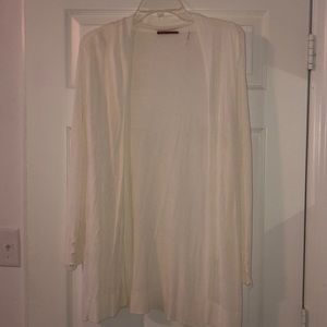 Long Sleeve White Cardigan